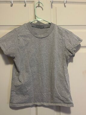 Brandy Melville Gray Crewneck Tee